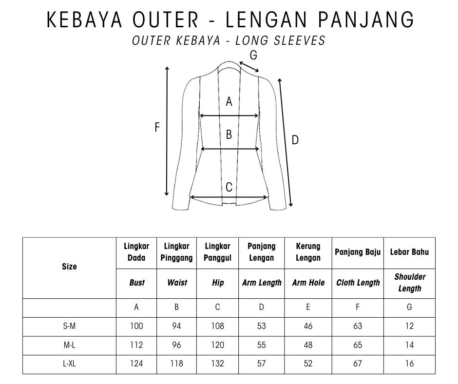 Ulur Wiji - Outer Kebaya HUTAN Batik Tulis Warna Alami