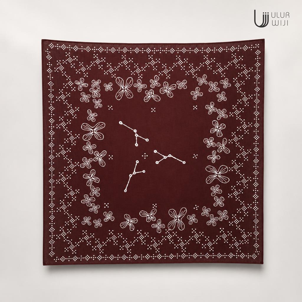 Ulur Wiji - Scarf MUDA Batik Tulis Warna Alami