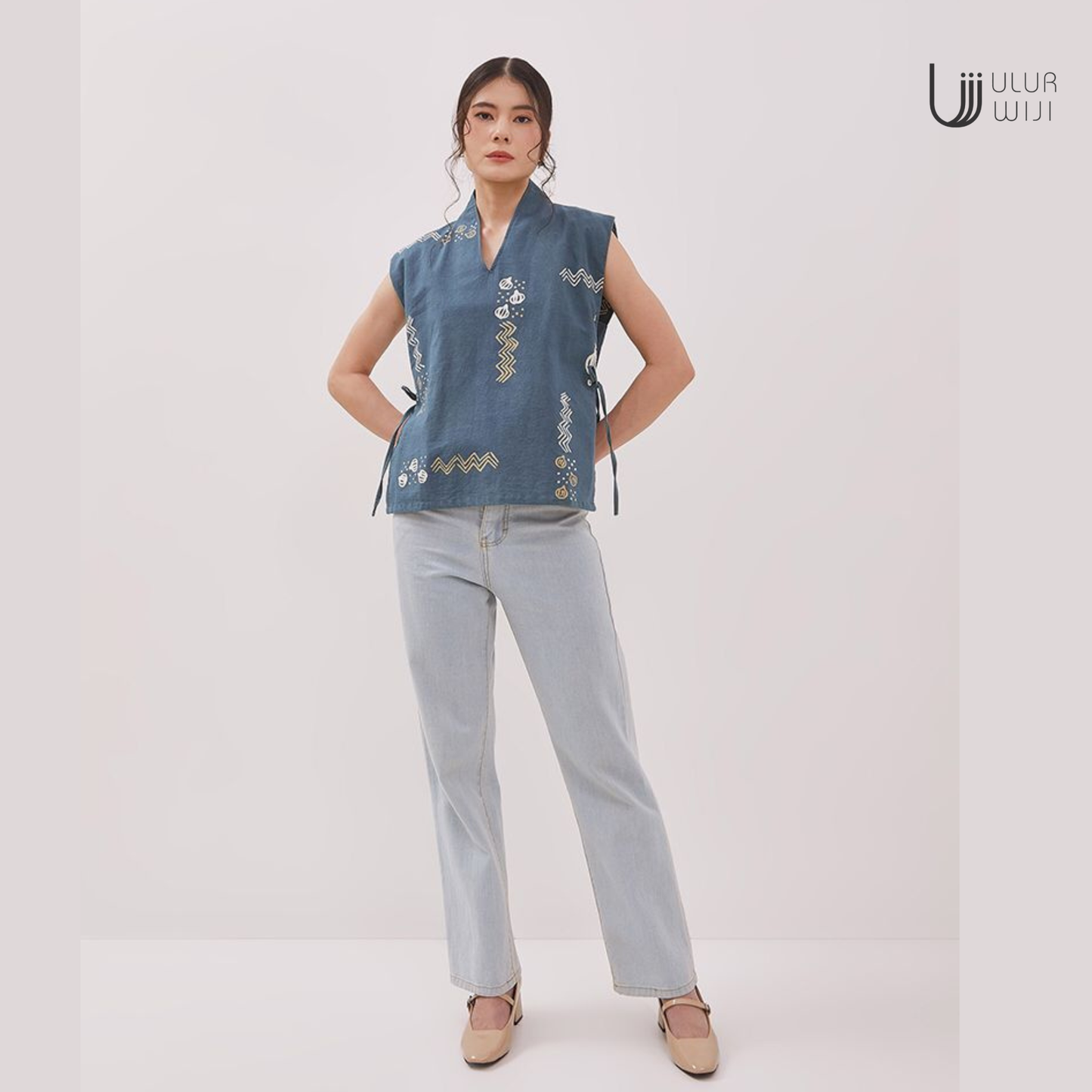 Ulur Wiji - Vest Kebaya DUALISM - Batik Tulis Warna Alam