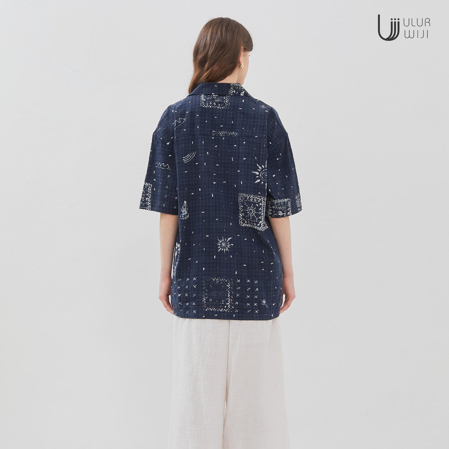 Ulur Wiji - Kemeja METAMORPH -Batik Cap Tulis Warna Alam