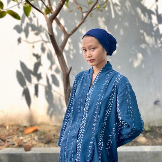 Ulur Wiji - Kebaya Tunik MINGGAH Batik Tulis Warna Alami