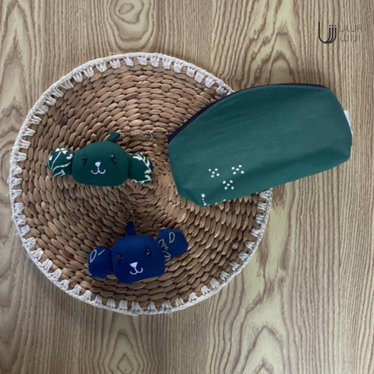 Ulur Wiji - Gantungan Kunci Keychain Upcycle Batik Tulis Cap Warna Alami