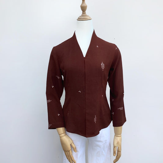 Ulur Wiji - Kebaya Kartini GARIS Batik Tulis Warna Alami