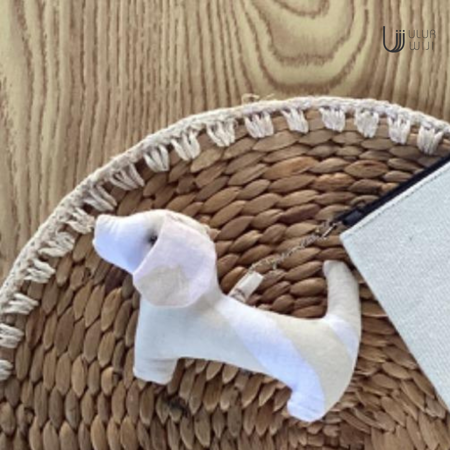 Ulur Wiji - Gantungan Kunci Keychain Upcycle Batik Tulis Cap Warna Alami