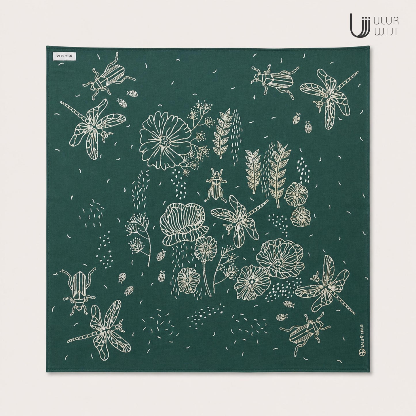 Ulur Wiji - Scarf Batik Tulis Warna Alam