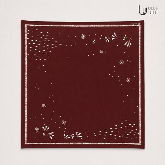 Ulur Wiji - Scarf Batik Tulis Warna Alam