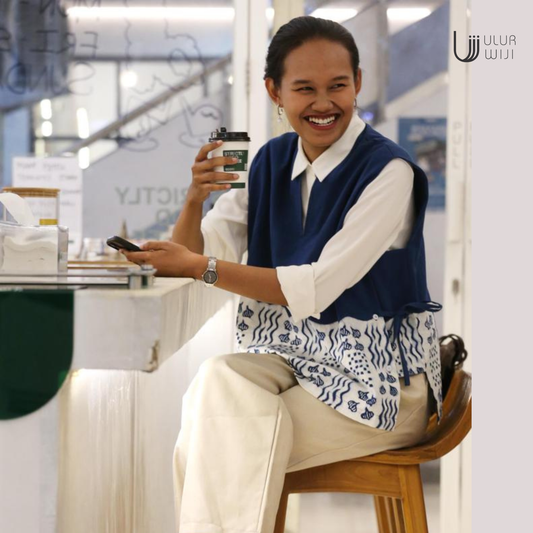 Ulur Wiji - Vest Kebaya DUALISM Batik Tulis Warna Alam