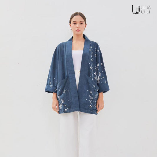 Ulur Wiji - Haori Outer METAMORPH - Hand-drawn Batik