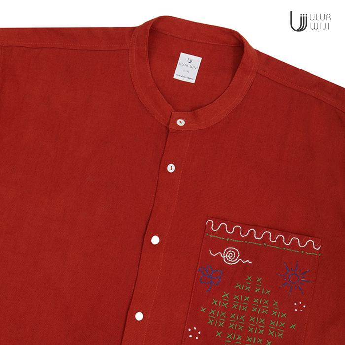 Ulur Wiji - Unisex Long-Sleeved Round Neck Shirt METAMORPH