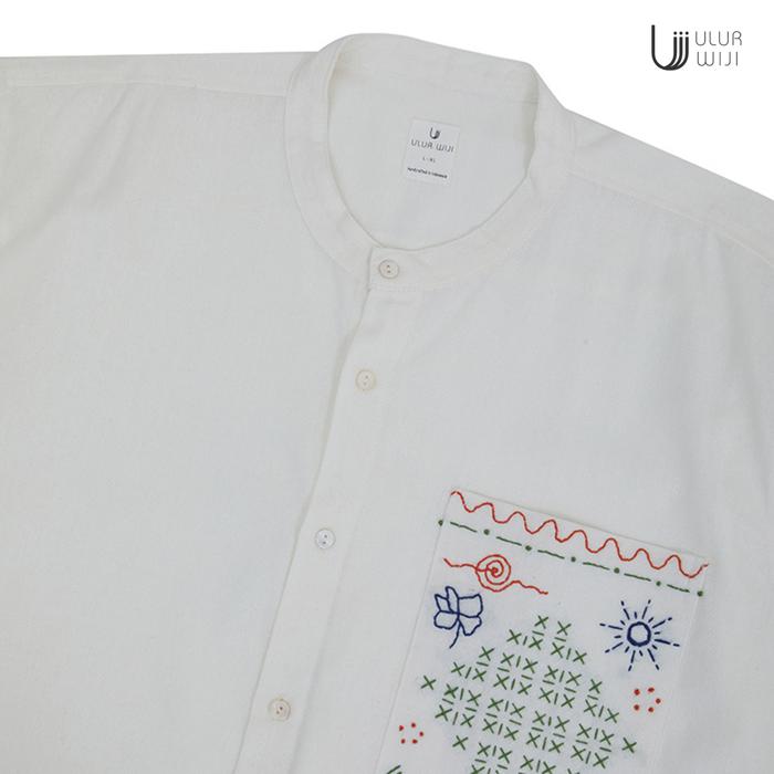 Ulur Wiji - Unisex Long-Sleeved Round Neck Shirt METAMORPH