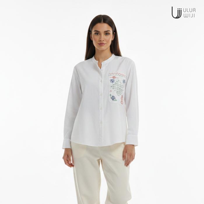 Ulur Wiji - Unisex Long-Sleeved Round Neck Shirt METAMORPH