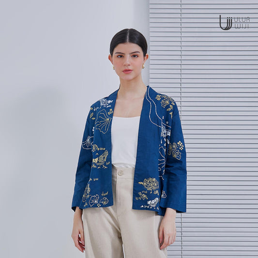 Ulur Wiji - Outer Kebaya ANGON Batik Tulis Warna Alami