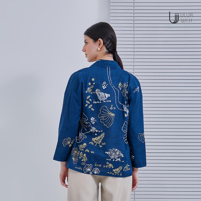 Ulur Wiji - Outer Kebaya ANGON Batik Tulis Warna Alami