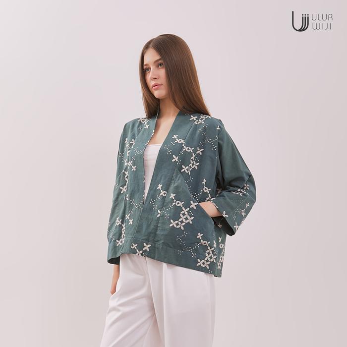 Ulur Wiji - Crop Outer SIMPHONY - Hand-Stamped and Hand-Drawn Batik with Natural Dyes