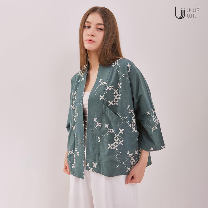 Ulur Wiji - Crop Outer SIMPHONY - Hand-Stamped and Hand-Drawn Batik with Natural Dyes