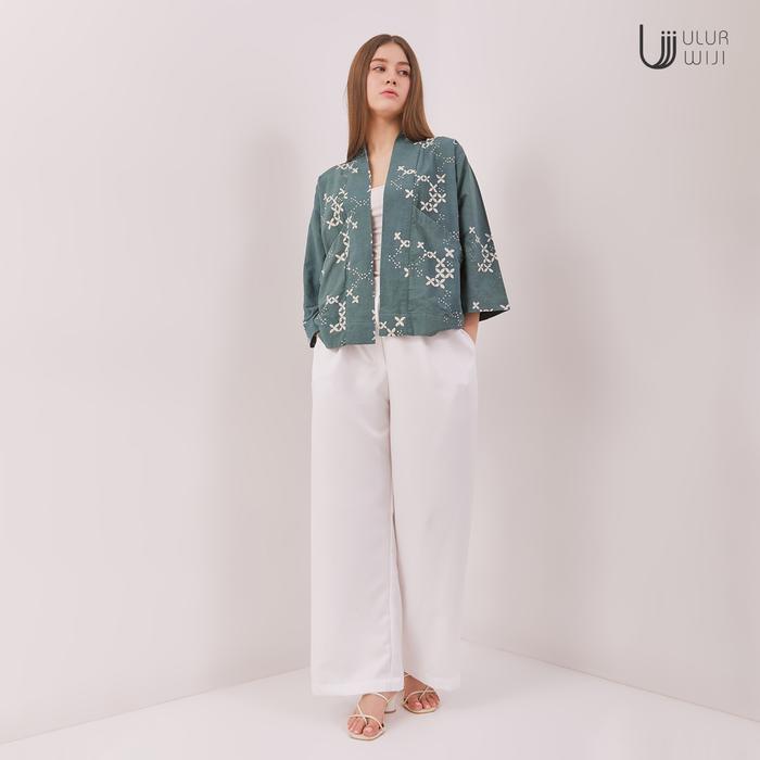 Ulur Wiji - Crop Outer SIMPHONY - Hand-Stamped and Hand-Drawn Batik with Natural Dyes