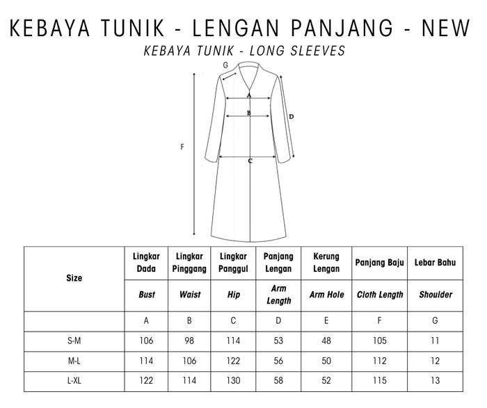 Ulur Wiji - TANDUR Women's Tunic Kebaya Long Sleeve Natural Color Hand-Written Batik