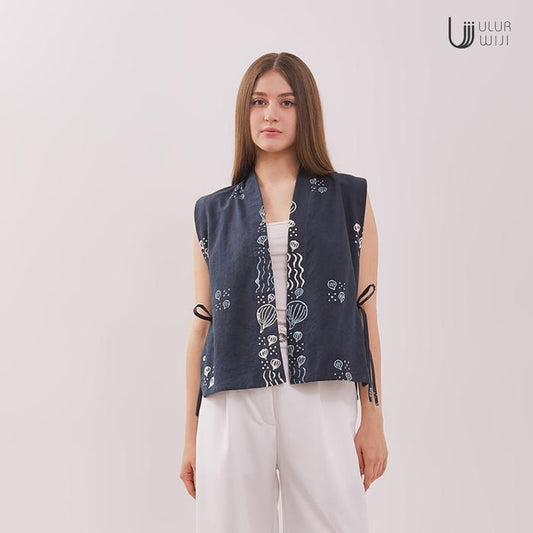 Ulur Wiji - Vest DUALISM - Batik Tulis Warna Alam