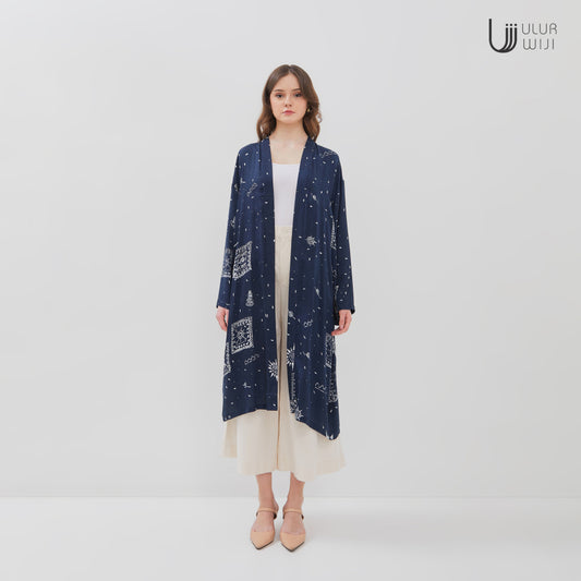 Ulur Wiji - Outer Panjang METAMORPH Batik cap Tulis Warna Alam